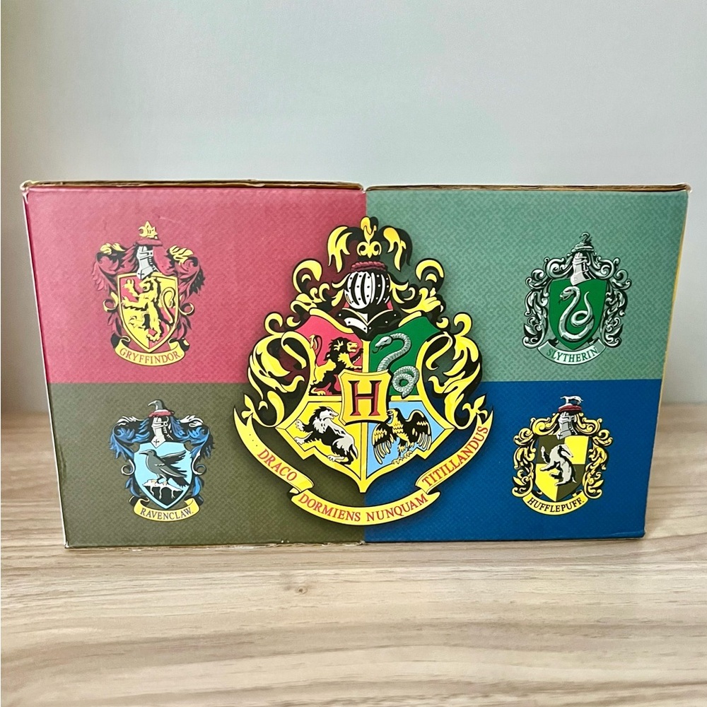 JoyJolt Harry Potter House Pride Short Drinking Glasses - Set of 4 NIB - Picture 2 of 9
